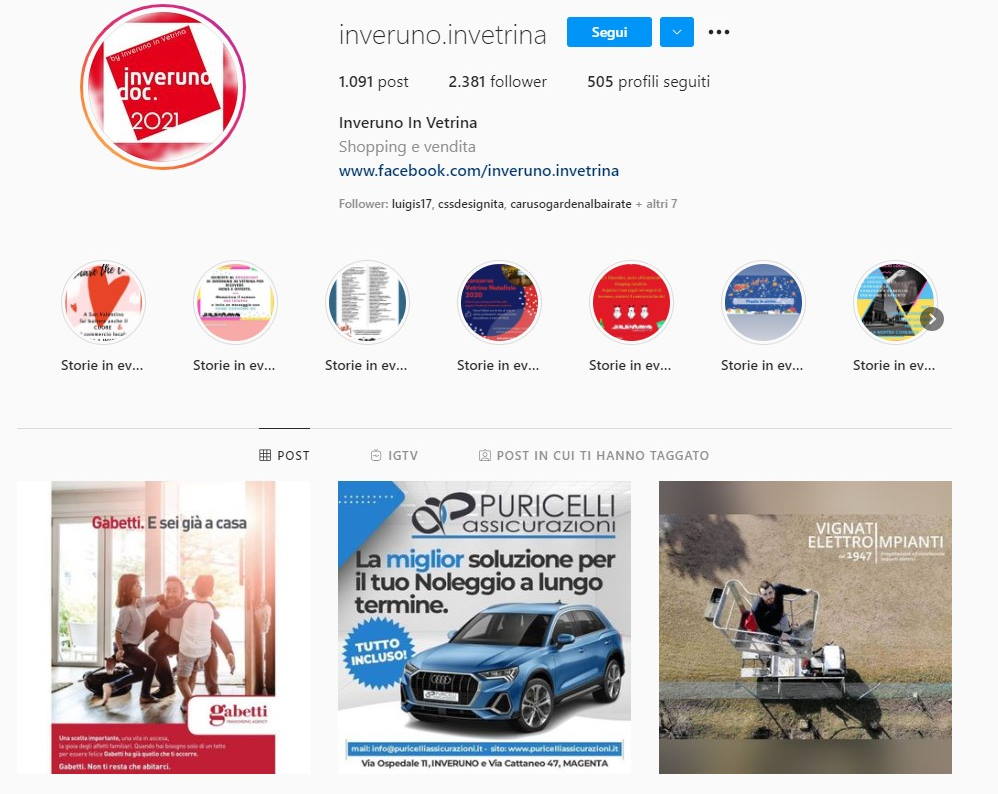 inveruno social progetto associazione locale