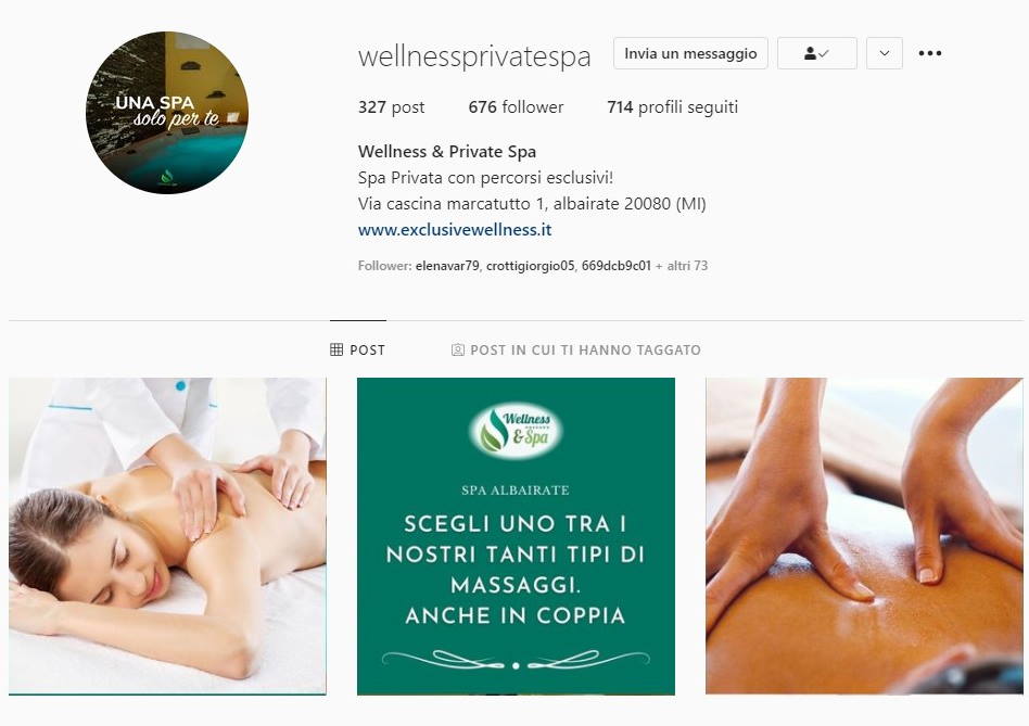 social spa progetto marketing wellness